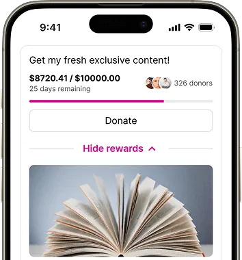 A mobile app screen displaying a 'Generated Content' section with images labeled Elizabeth and Mira, each depicting different individuals.
