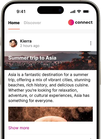 Screenshot of a mobile app displaying a fundraising goal