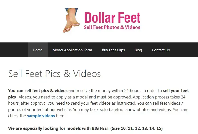 DollarFeet pics app