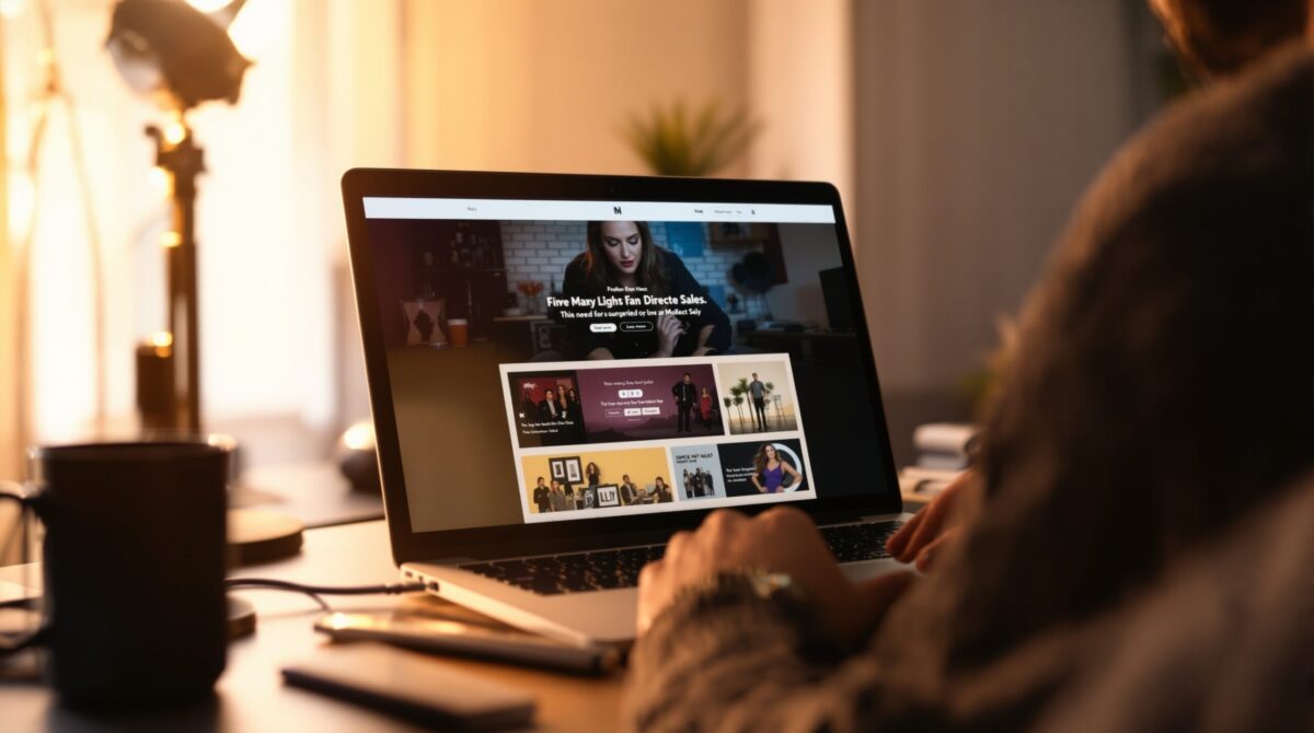 Mobile website view used for fan subscriptions and direct music sales