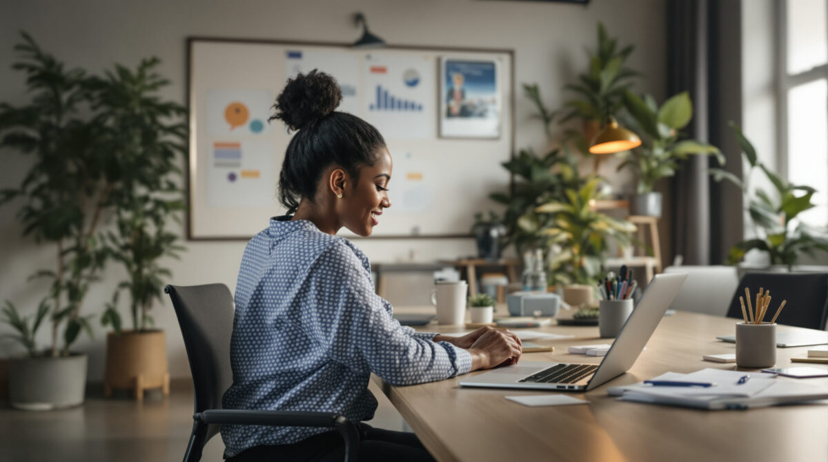 Partnership manager preparing personalized creator outreach