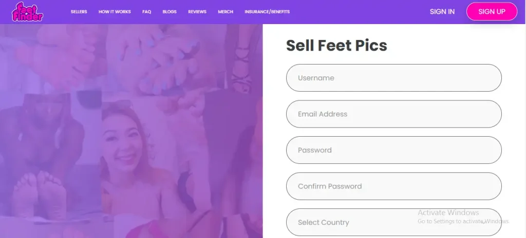 Sell Feet Pics apps