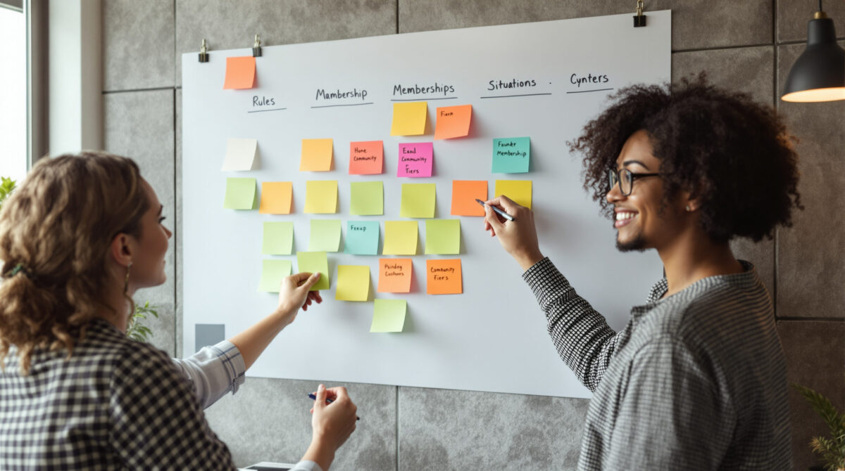 Founder and community lead mapping rules for membership tiers