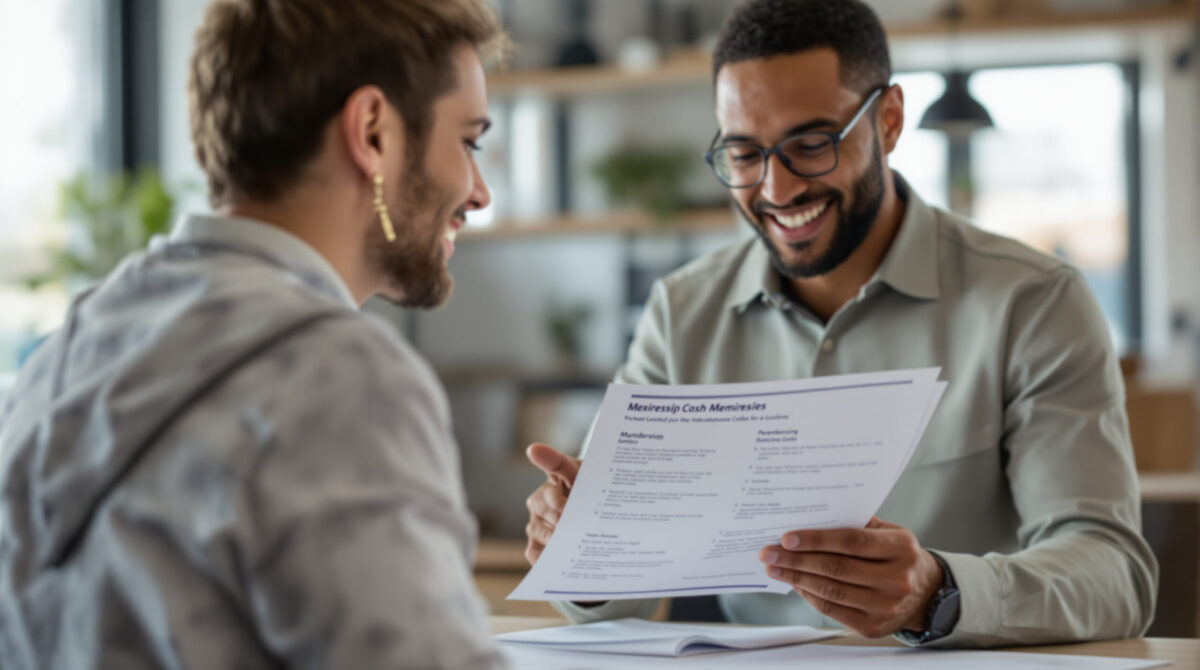 Creator comparing membership benefits and production costs with a manager