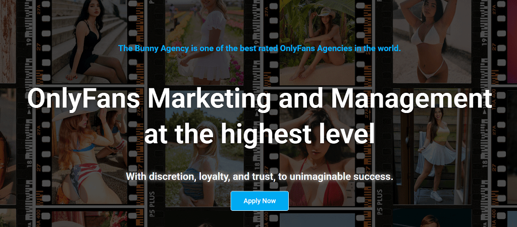 Bunny Agency Main page