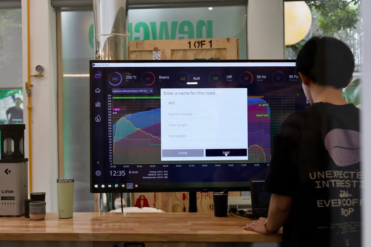 A person is looking at a computer screen